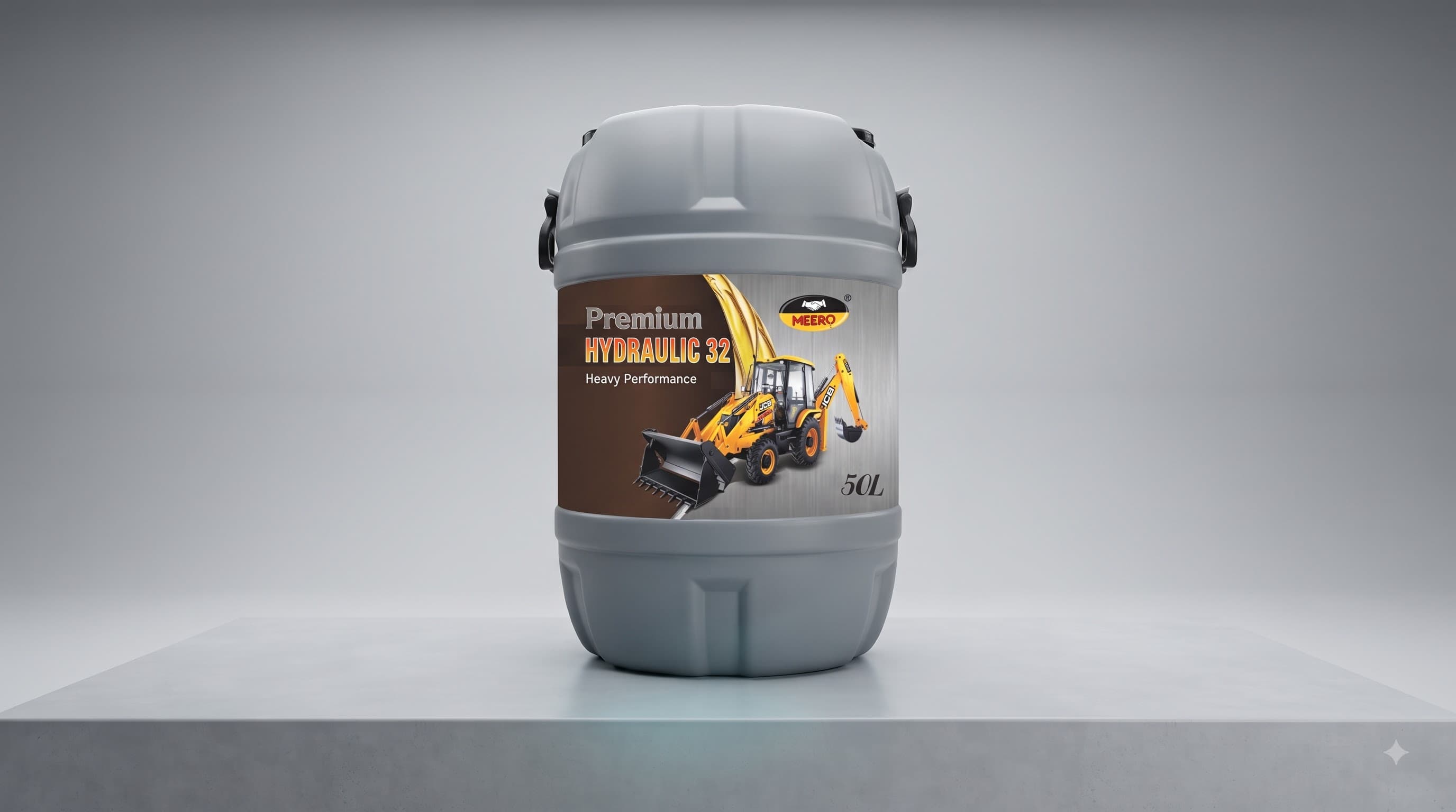 Same MEERO Premium Hydraulic 32 in a 50 L drum.