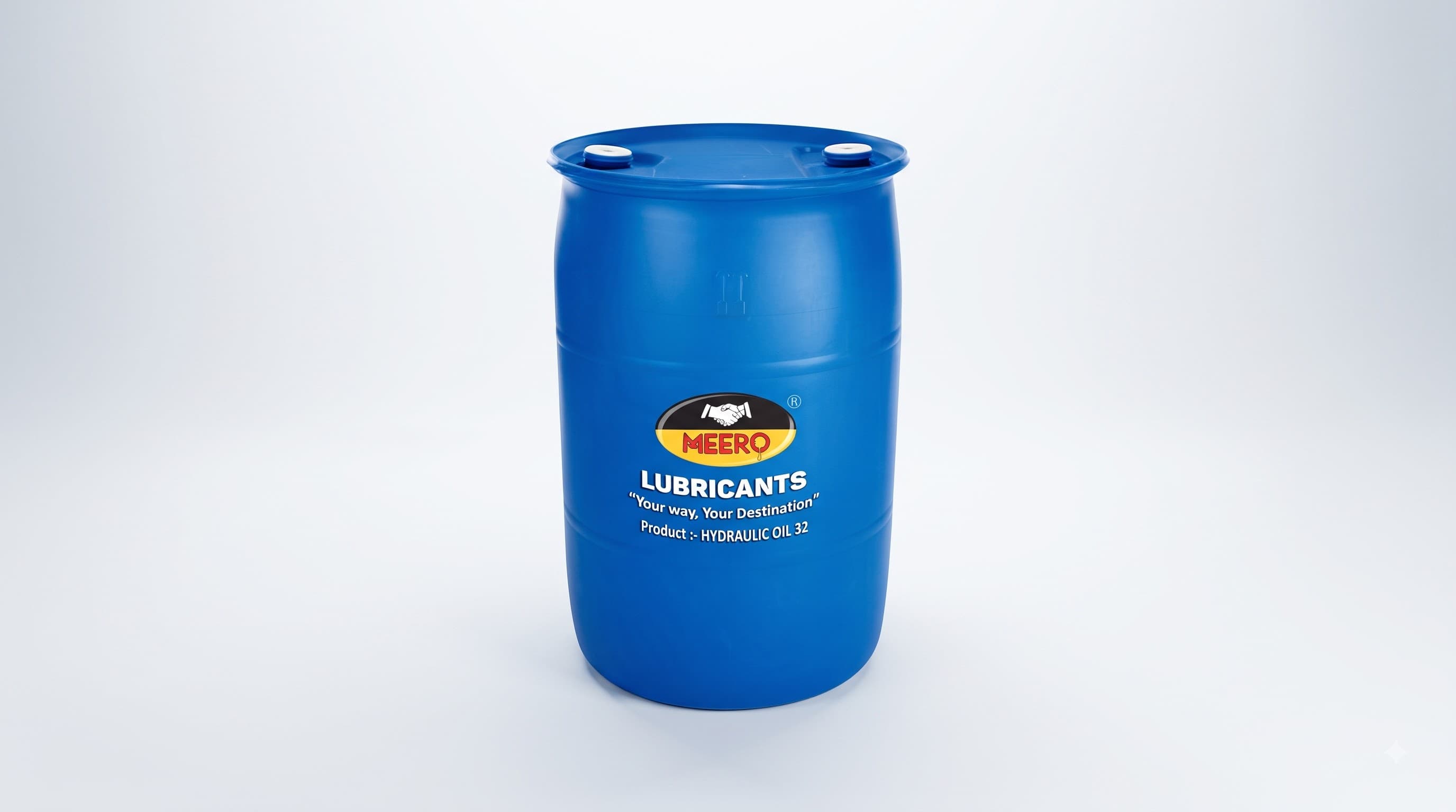 MEERO Premium Hydraulic 32 in a large bulk drum, for workshops going through higher volumes.